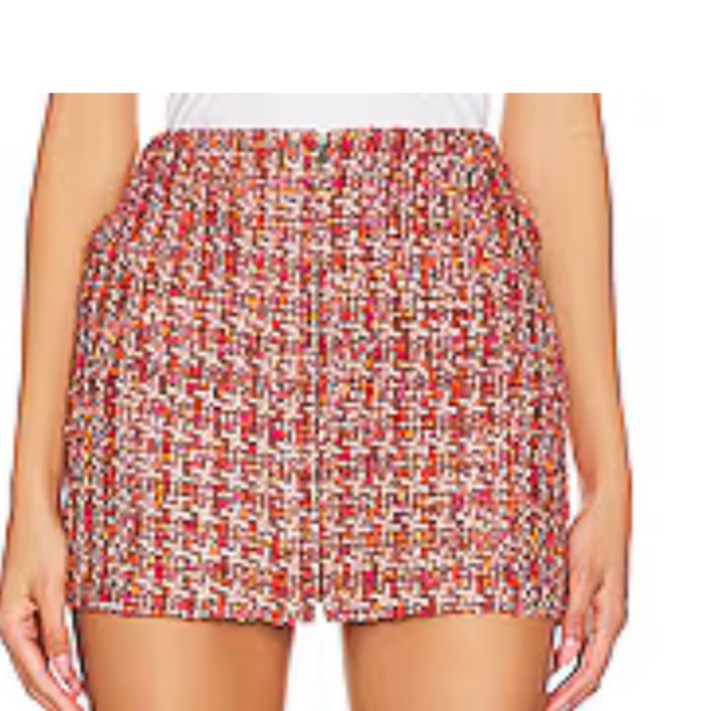 Astr Multicolor Mini Skirt
